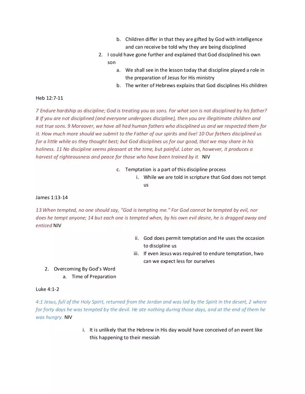 Page 2 of 7, Jesus Overcomes Temptation