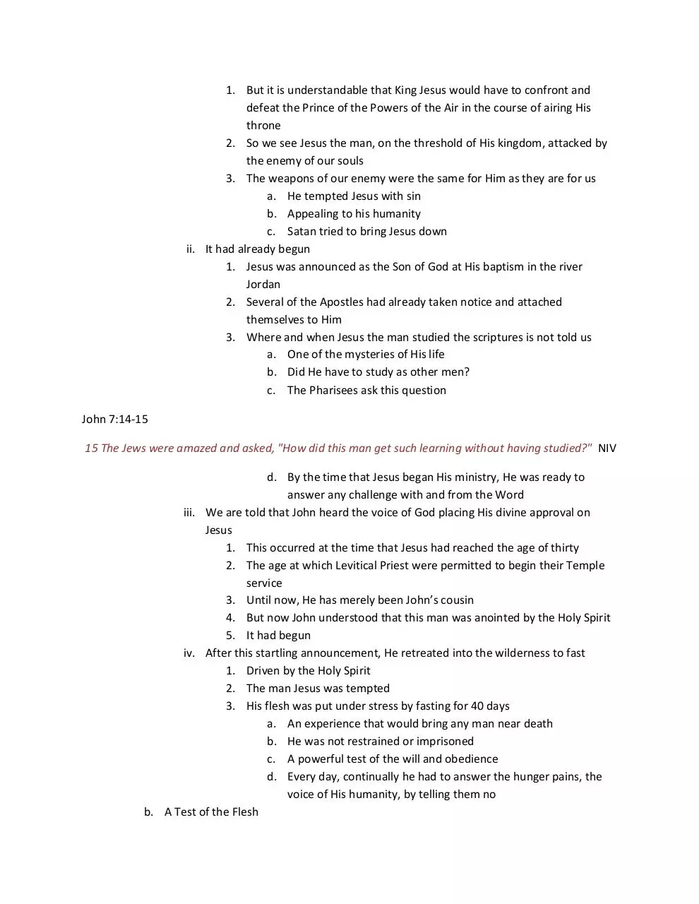 Page 3 of 7, Jesus Overcomes Temptation
