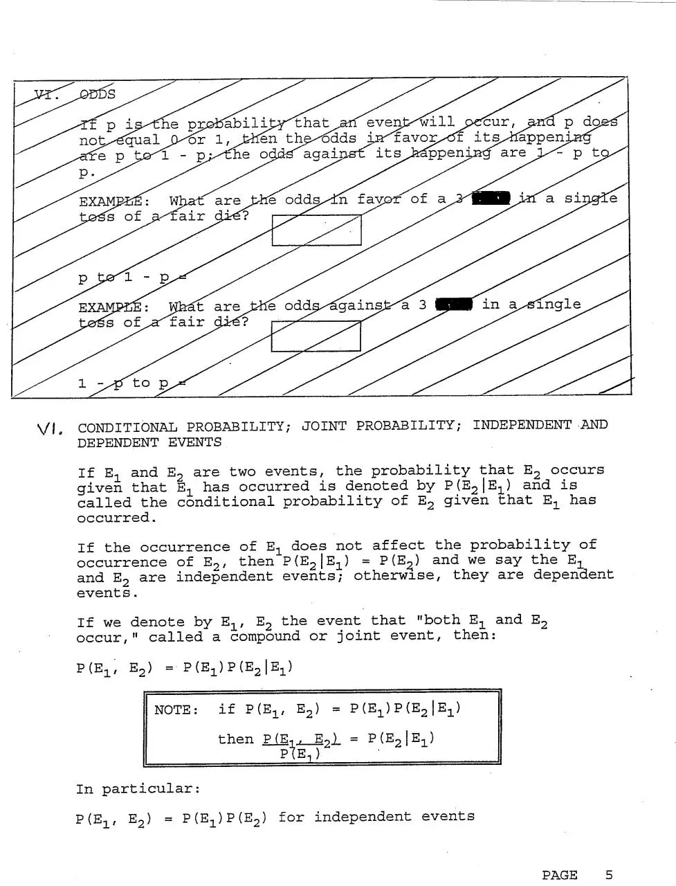 Page 5 of 30, PROBABILITY