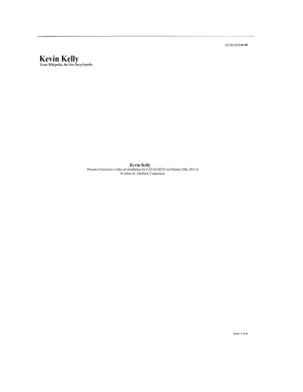 Page 1 of 17, Wikipedia Refrences for Iconoclasm