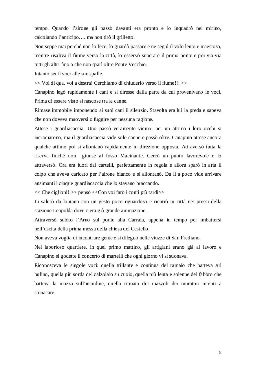 Page 5 of 13, l ultima caccia di canapino