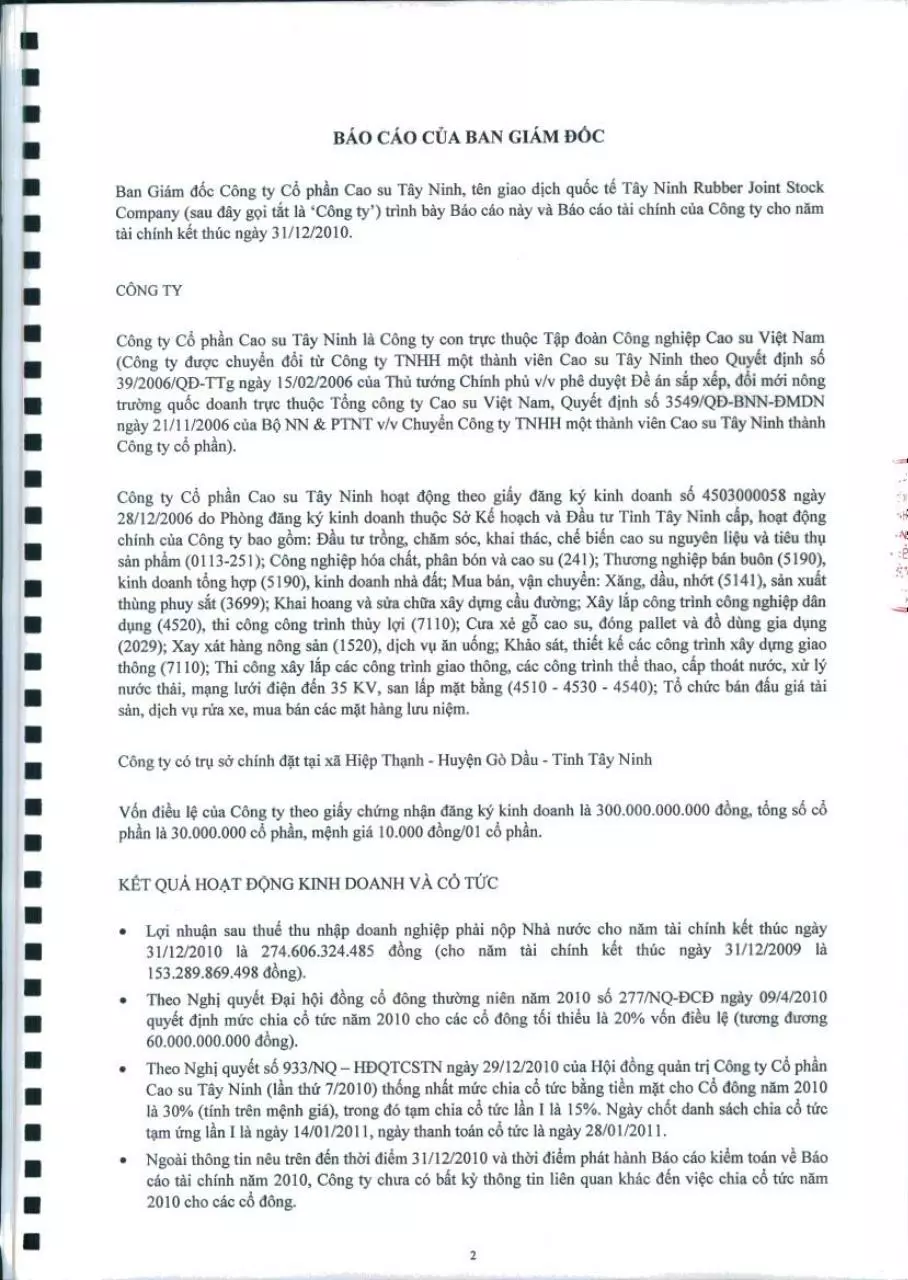Page 3 of 35, 20110303 TRC BCTC kiem toan nam 2010