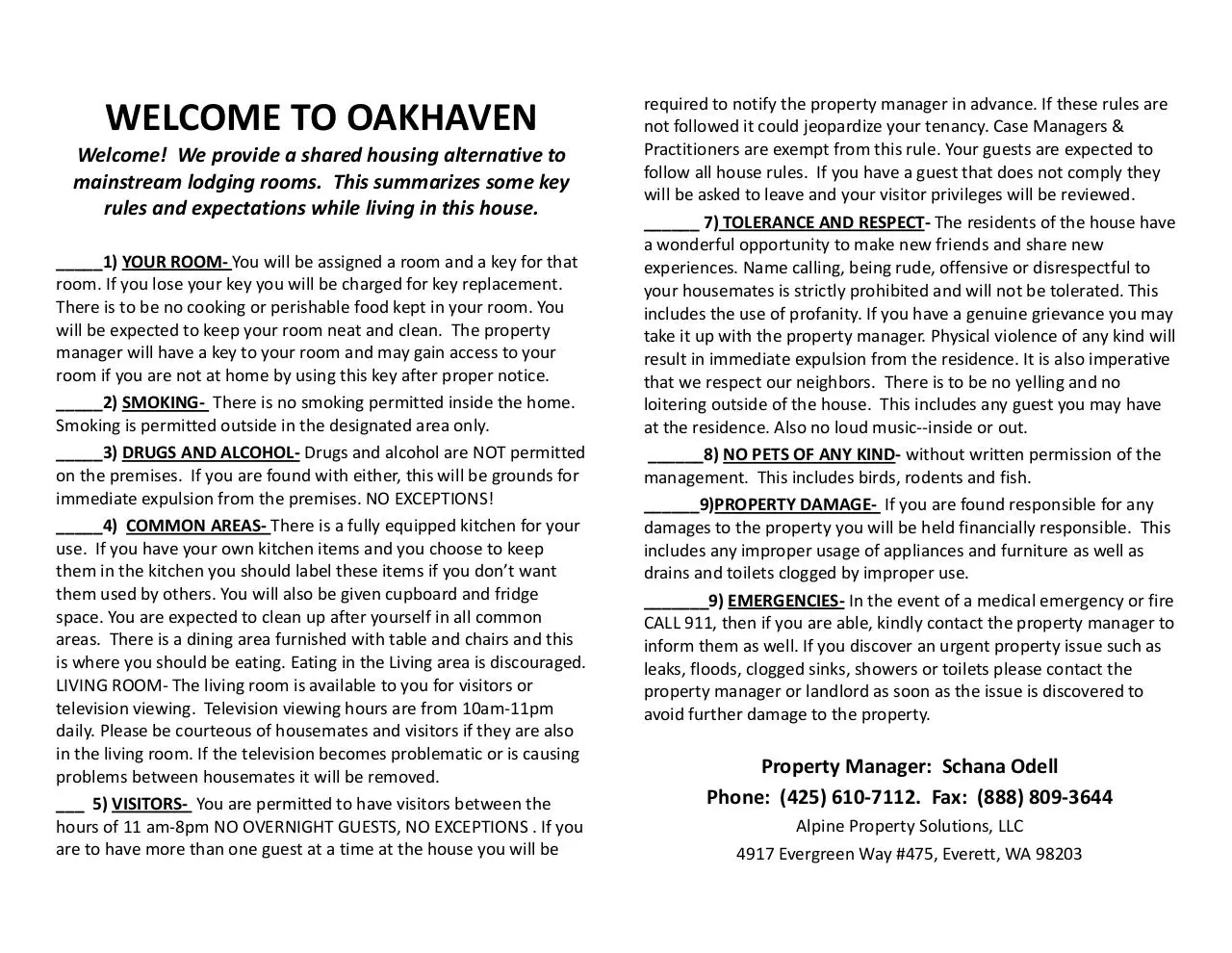 Page 3 of 3, Oakhaven App & Rules