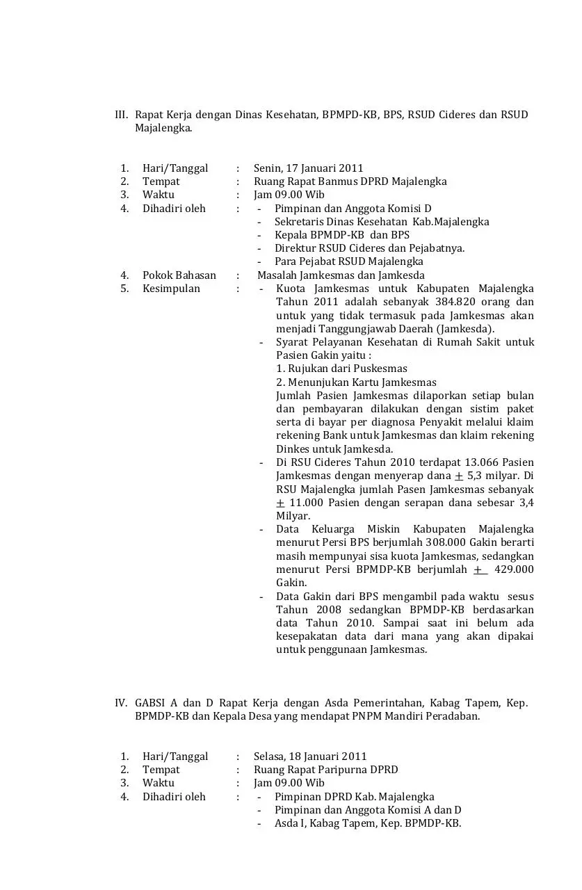 Page 3 of 15, Laporan Komisi D Peb11