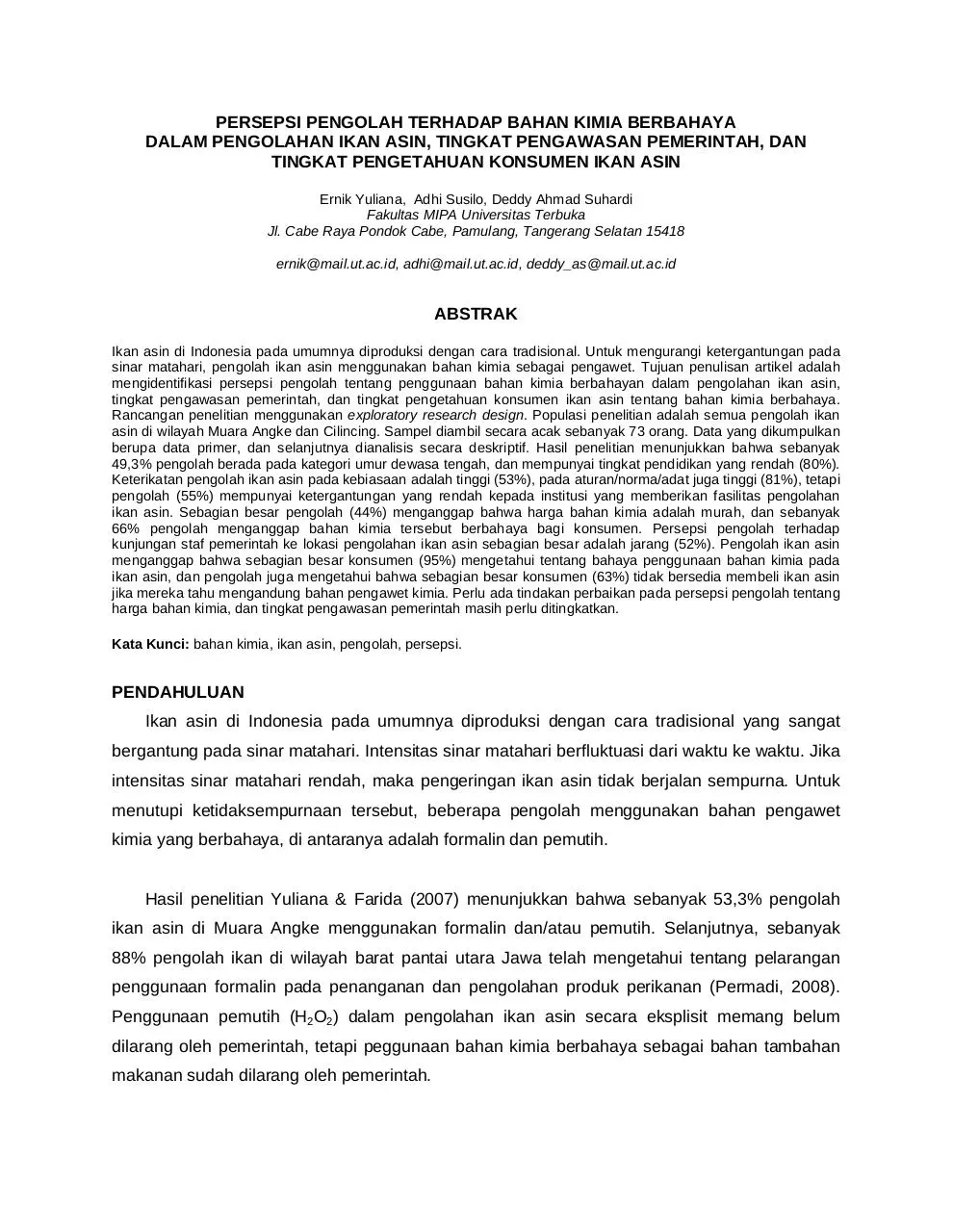 Page 1 of 10, 3 Ernik Yuliana, Adhi Susilo, Deddy Ahmad Suhardi