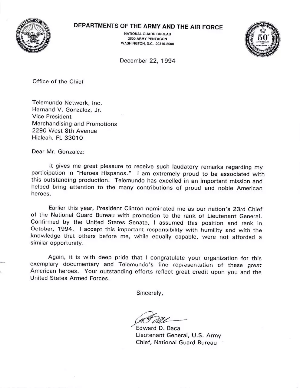 Page 1 of 42, Hispanic Heroes Letters