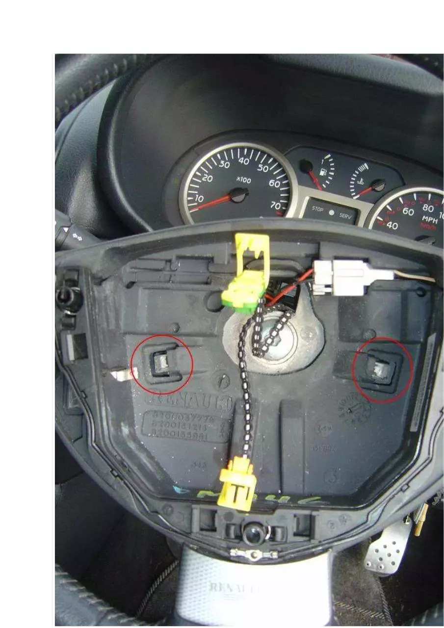 Page 2 of 8, Removing Mk2Ph2 Steering wheel