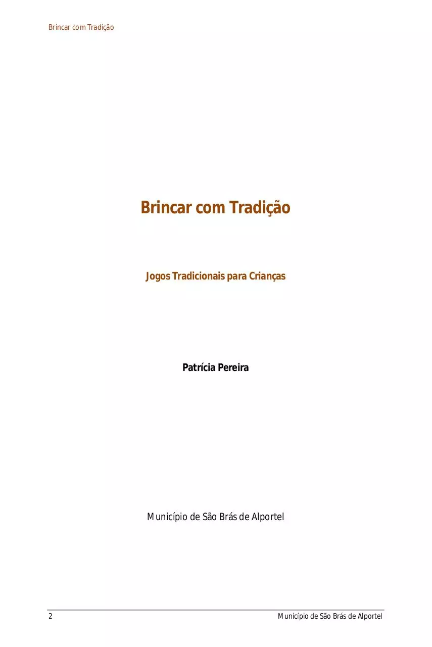 Page 2 of 106, Livro de jogos tradicionais