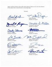 Page 2, 3.17.11 Letter to Clinton to Arm Law Enforcement in Mexico