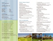 Page 2, Charity Golf Brochure