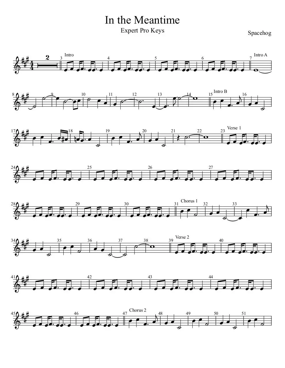 Page 1 of 2, In the Meantime