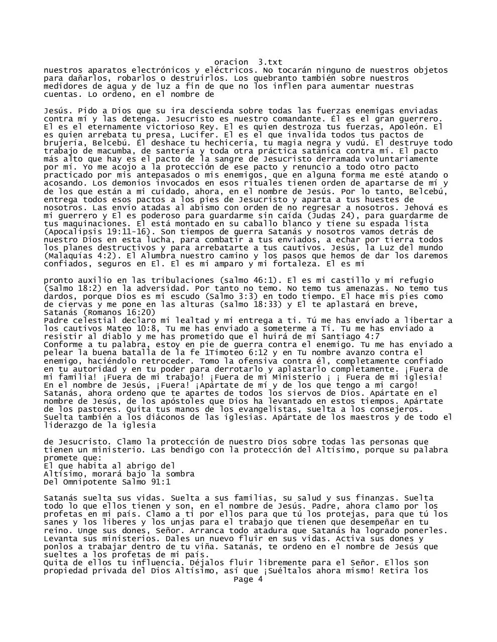 Page 4 of 7, intercesion y guerra espiritual