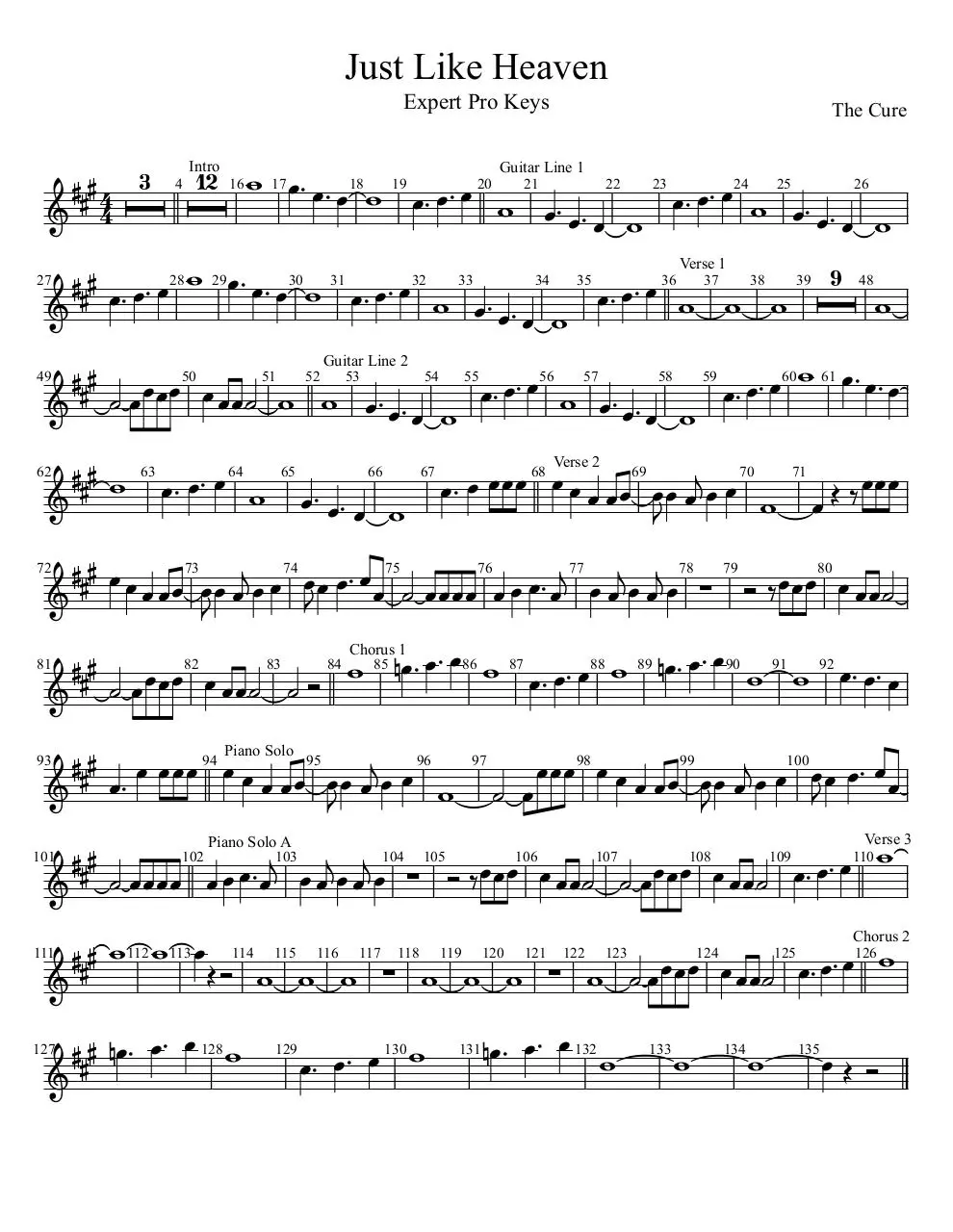 Page 1 of 1, Just Like Heaven