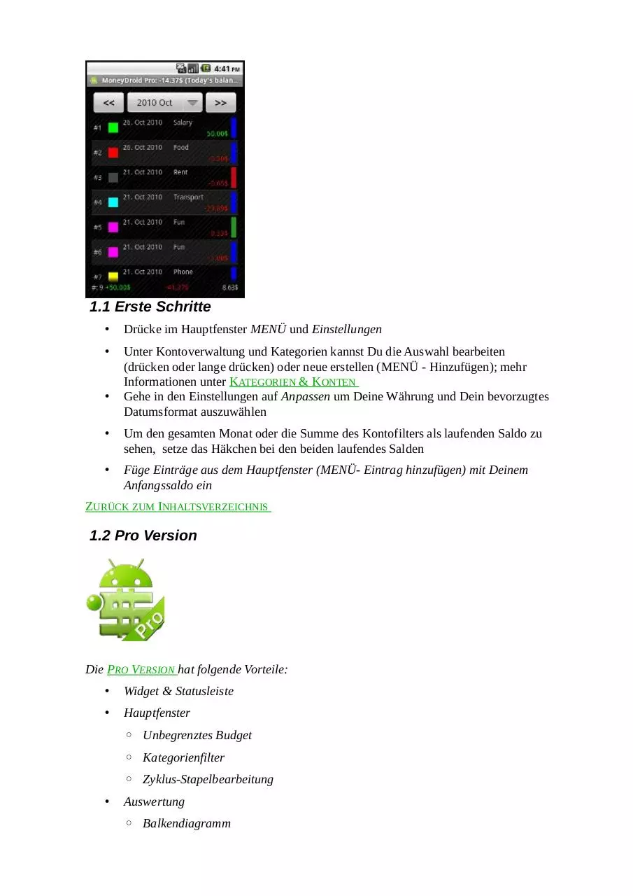 Page 2 of 9, MoneyDroid manual de