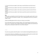 Page 3, 60cm doll socks