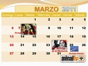 Page 3, CALENDARIO 2011 de Animal TV