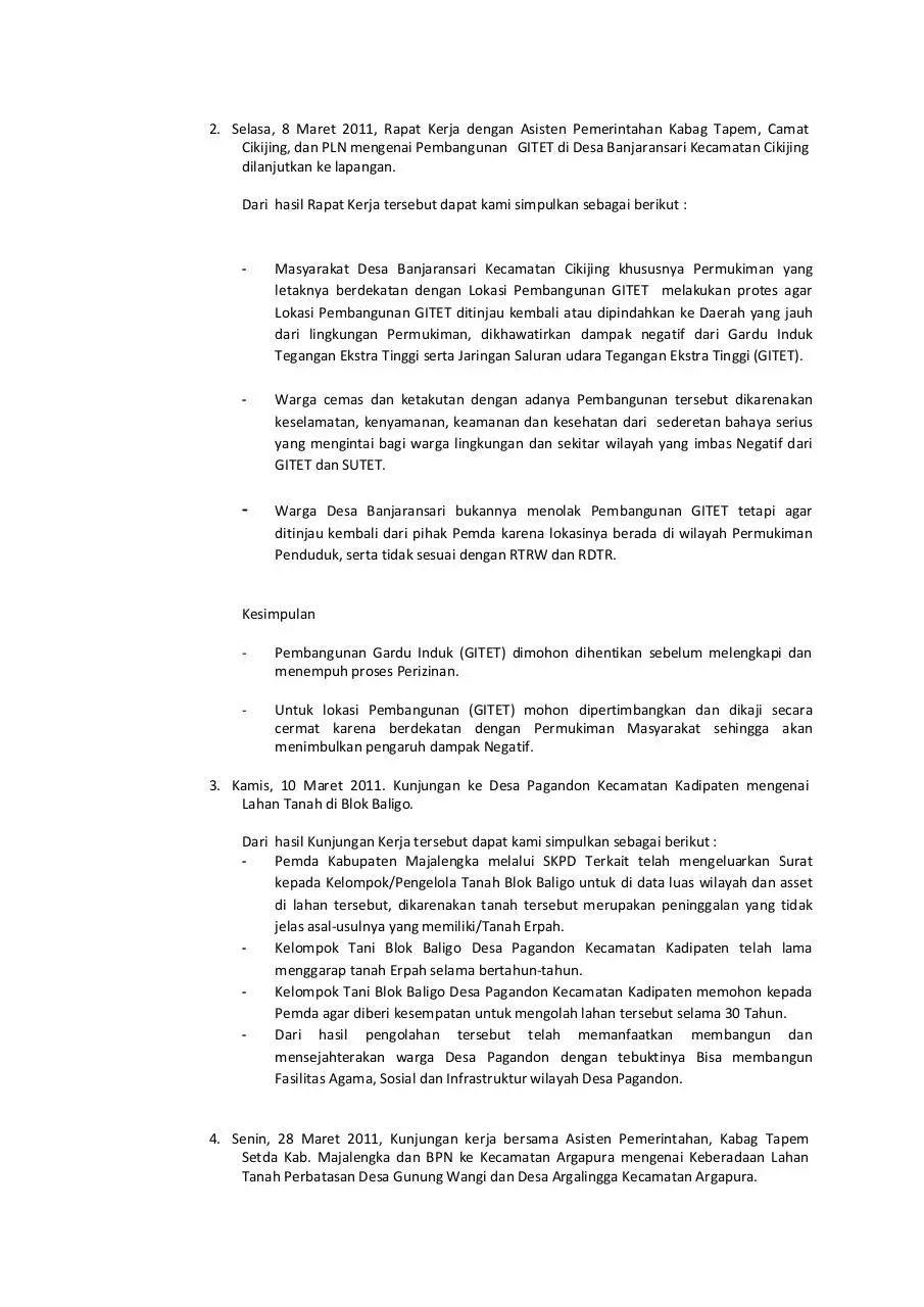 Page 2 of 4, Laporan Komisi A Maret 11