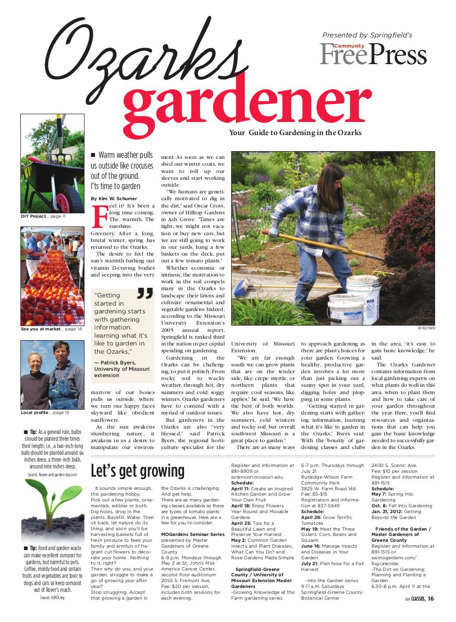 Community Free Press Ozarks Gardener 4.6.2011.pdf - page 1/6