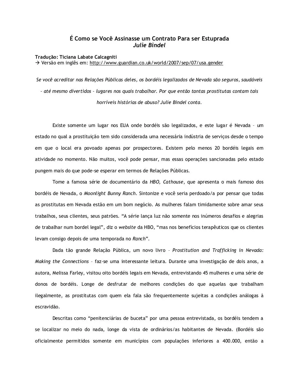 Page 1 of 5, É Como se Você Assinasse