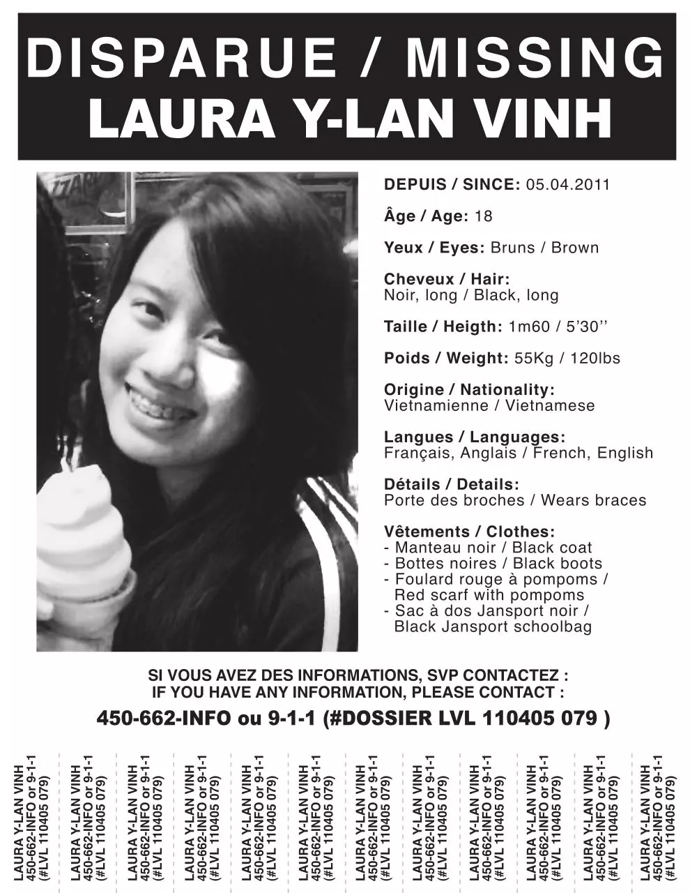 Page 1 of 1, laura ylan vinh missingflyer