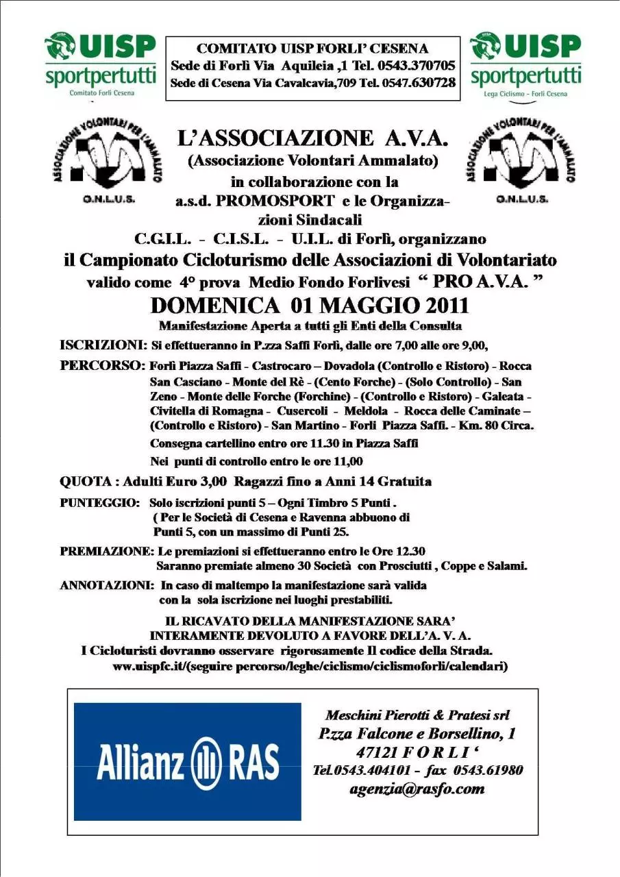 Page 1 of 1, AVA 1 Maggio