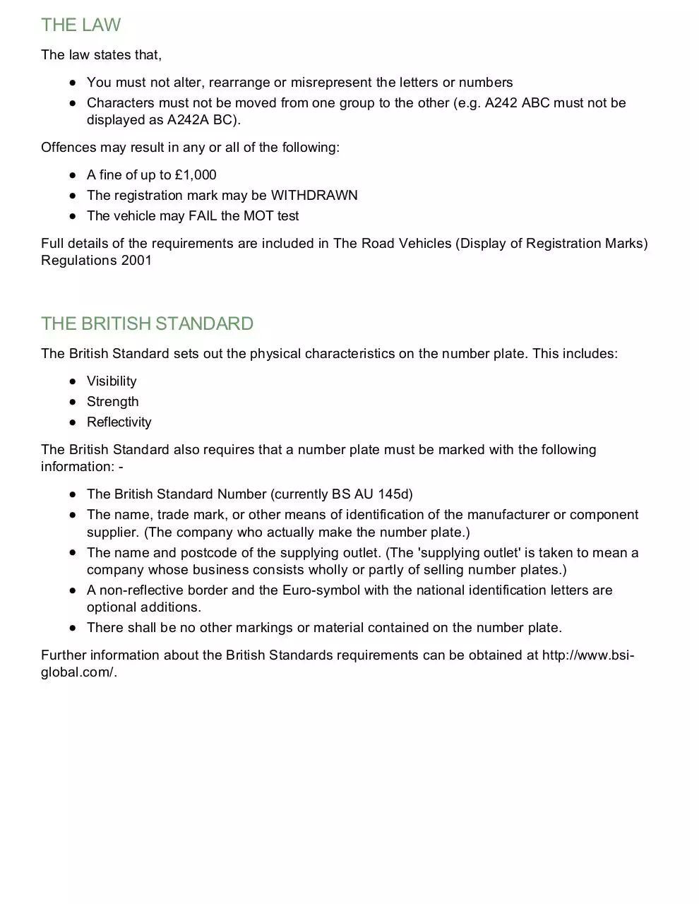 Page 5 of 5, displayofnumberplates