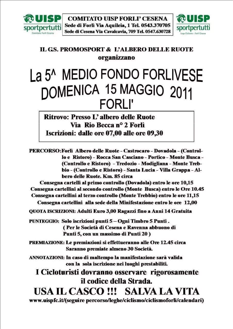 Page 1 of 1, Promosport forli 15 maggio
