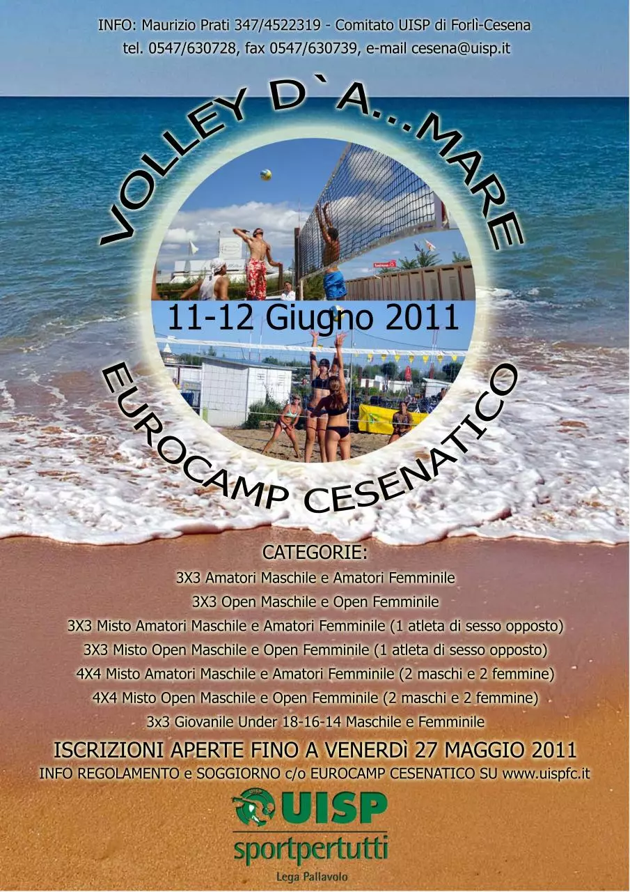 Page 1 of 1, Volantino VOLLEY D'AMARE NEW per stampa