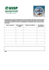 Page 2, VOLLEY D'A...MARE Cesenatico Giugno 2011 Modulo iscrizione