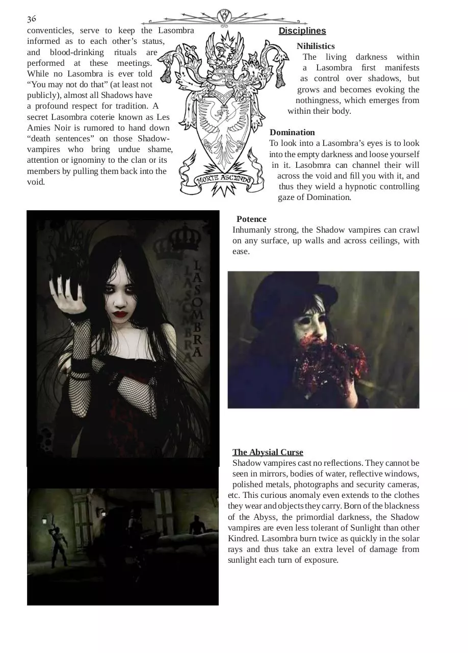 Page 1 of 5, Chronical Guide VtM Pgs 36 40.indd
