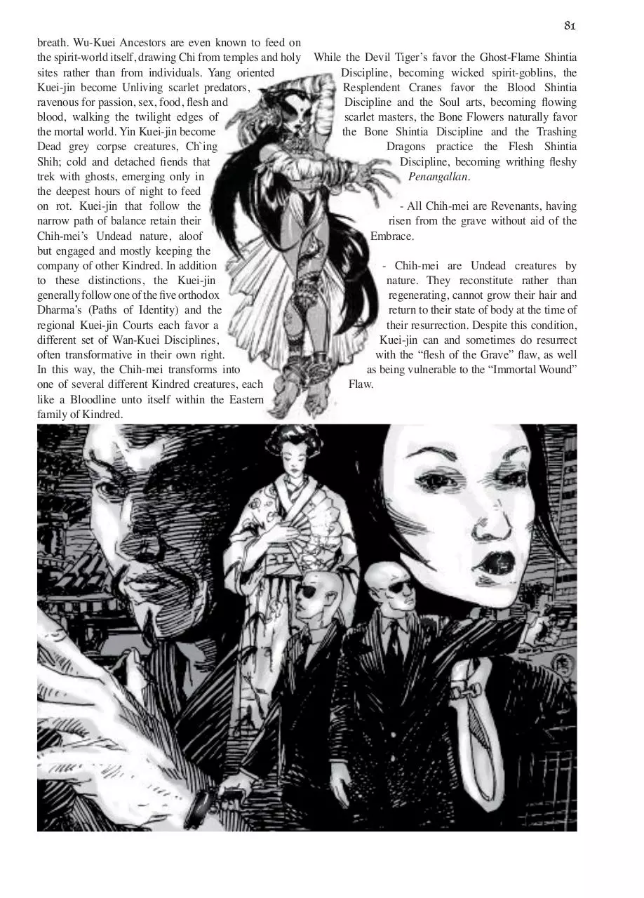 Page 1 of 5, Chronical Guide VtM Pgs 81 85.indd