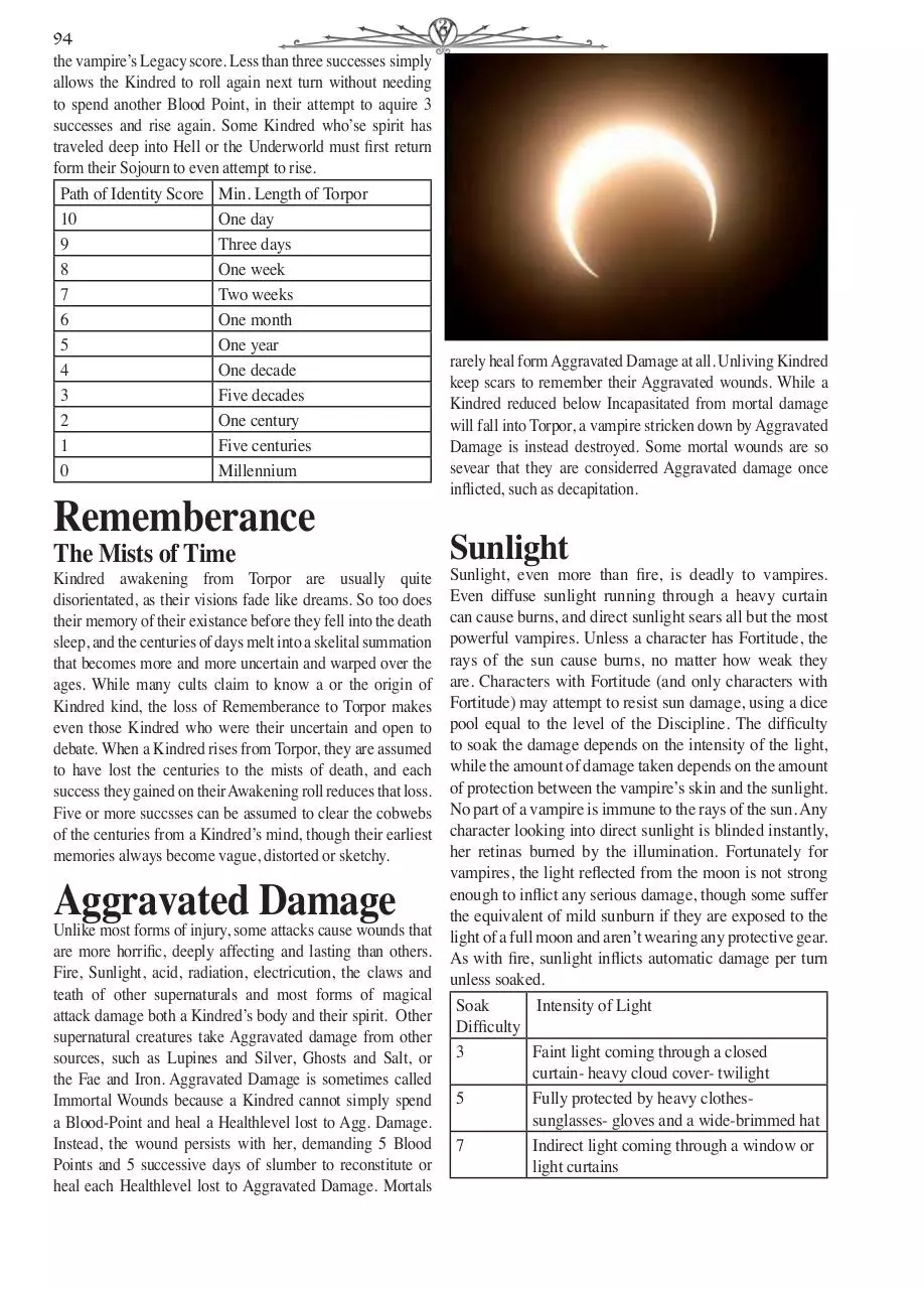 Page 4 of 5, Chronical Guide VtM Pgs 91 95.indd