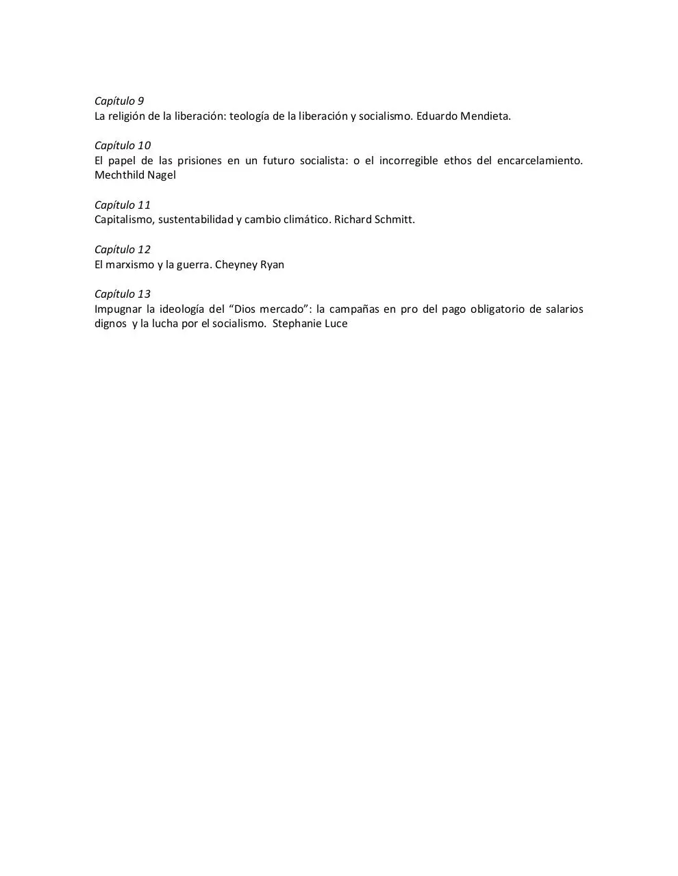 Page 2 of 2, HACIA UN NUEVO SOCIALISMO (CONTENIDO)
