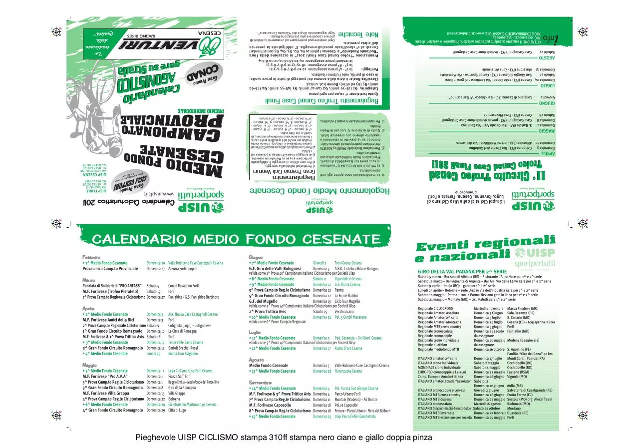 Page 2 of 2, calendario 2011 MF Uisp Cesena