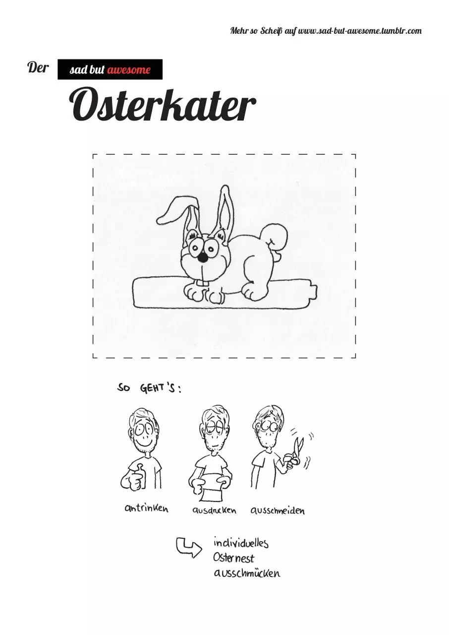 Page 1 of 1, sad but awesome Osterkater