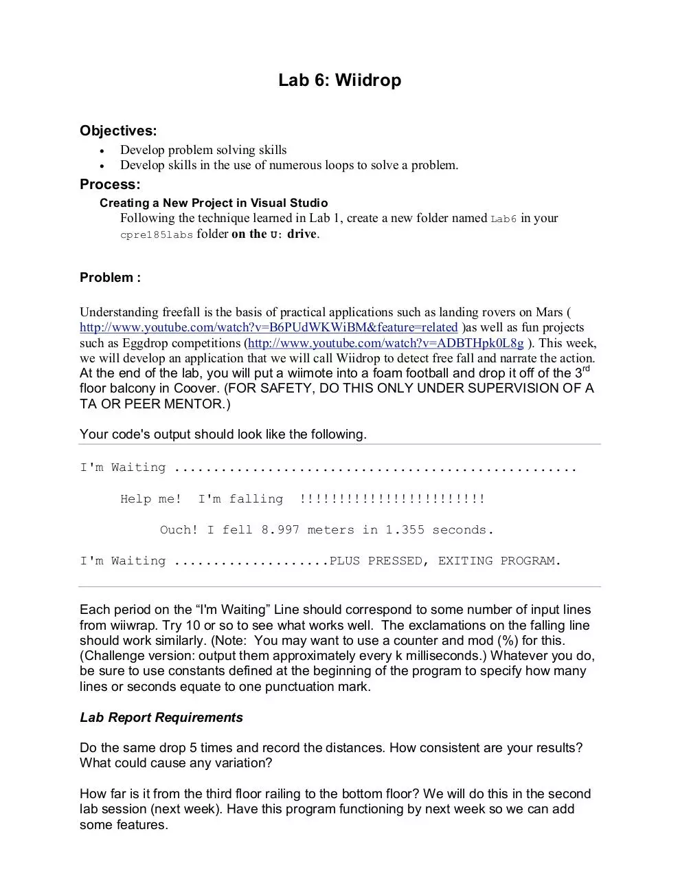 Page 1 of 2, Lab 6 1