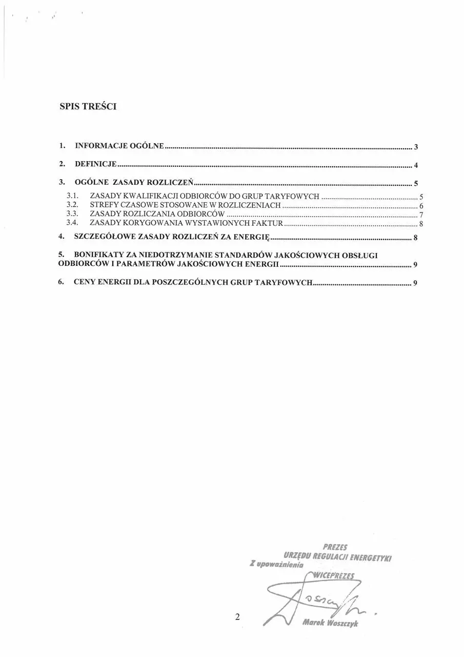 Page 4 of 11, taryfa1