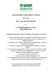 Page 1, 1° Torneo di basket della Cava Volantino