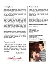 Page 2, Ehlers Family Letter April 2011