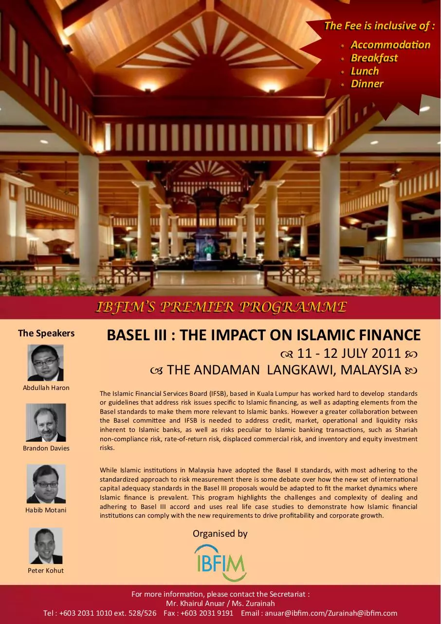 Page 1 of 4, Basel III 2011 Final Brochure 2