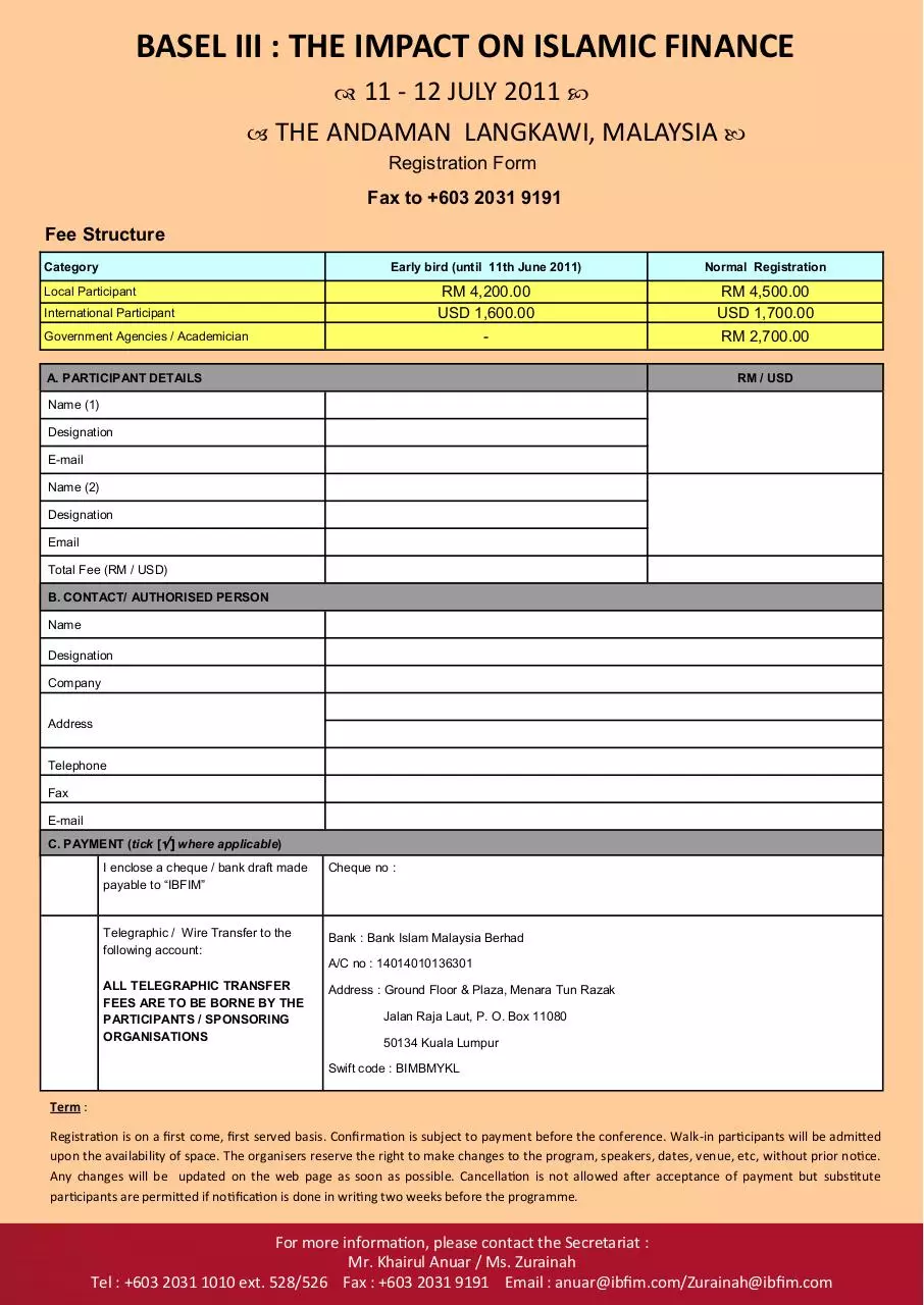 Page 1 of 1, Basel III 2011 Final Reg Form 2