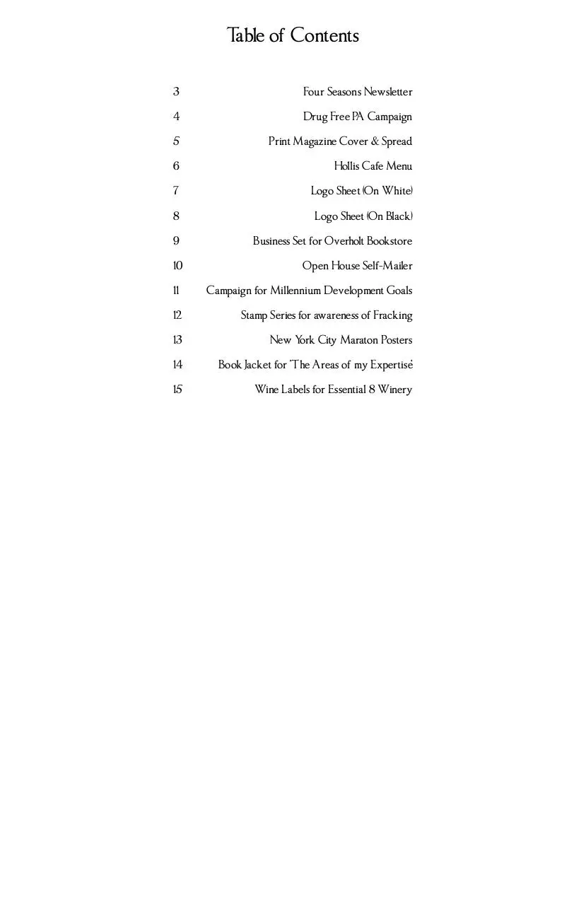 Page 2 of 15, Portfolio Hollis