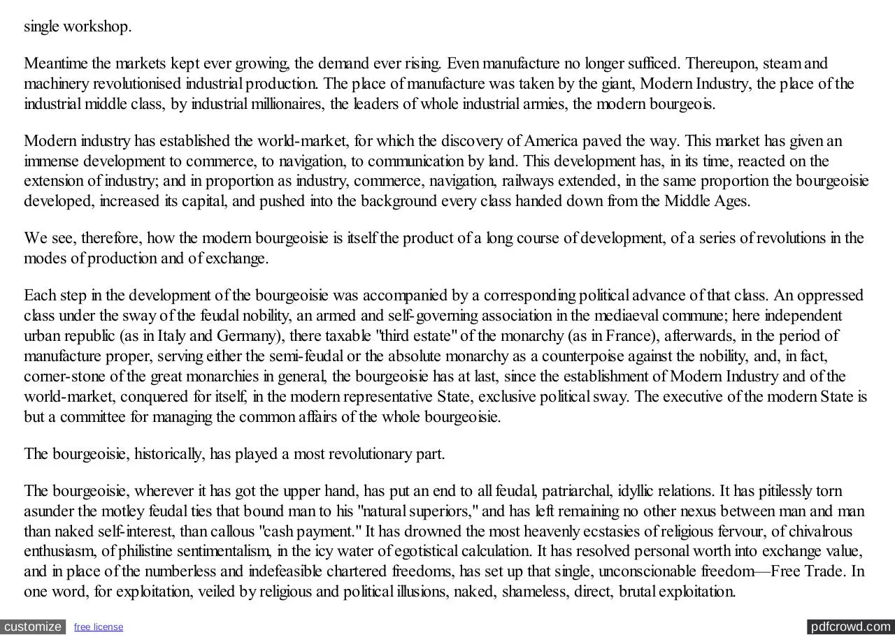 Page 3 of 30, Manifesto of the Communist Party