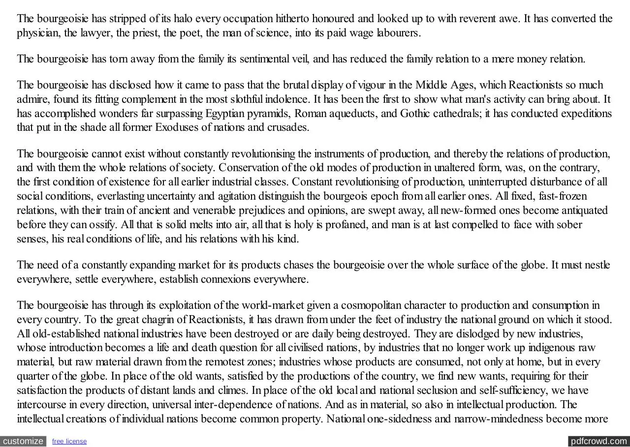 Page 4 of 30, Manifesto of the Communist Party