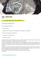Page 3, blog guide