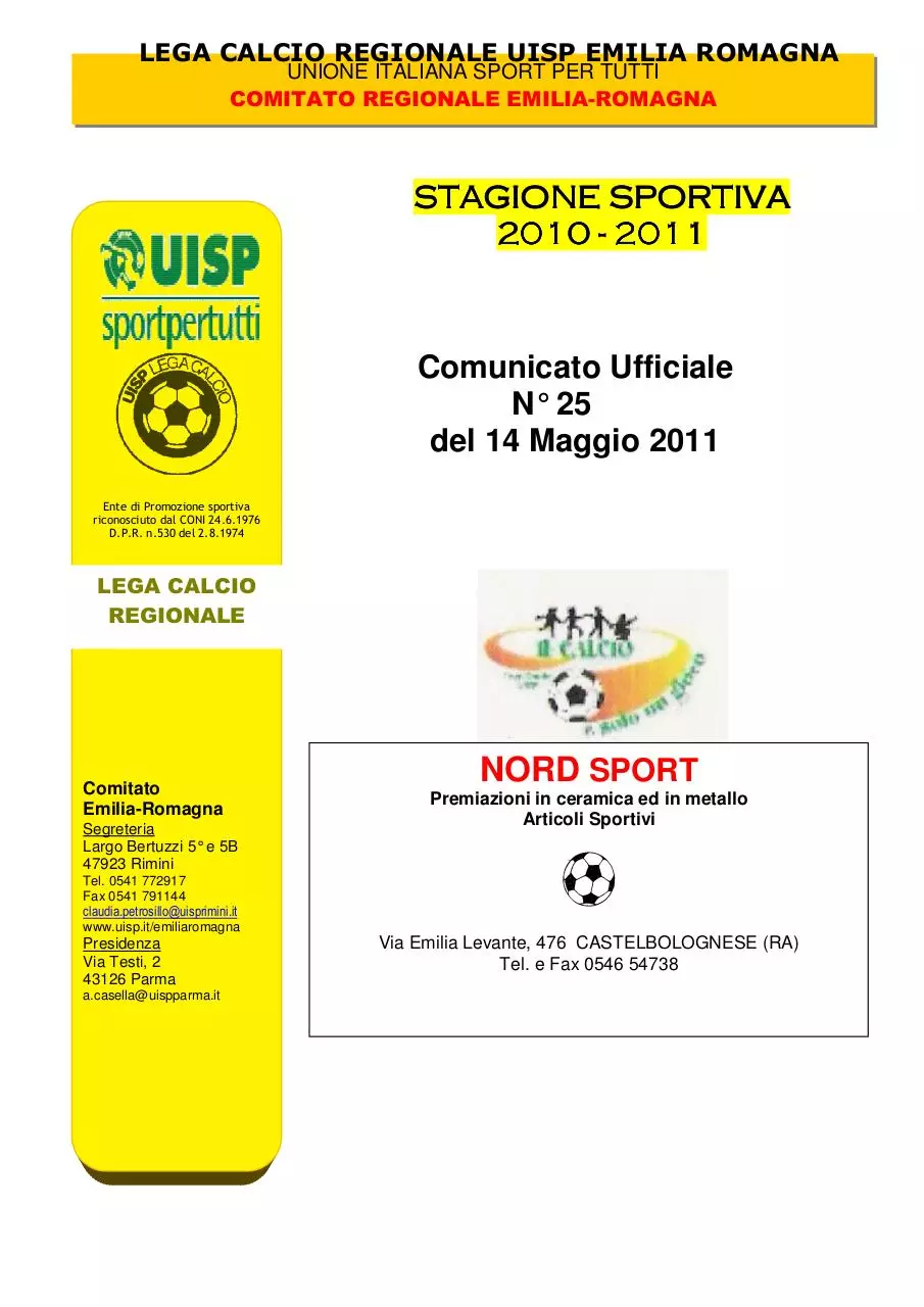 Page 1 of 5, C.U. n.25