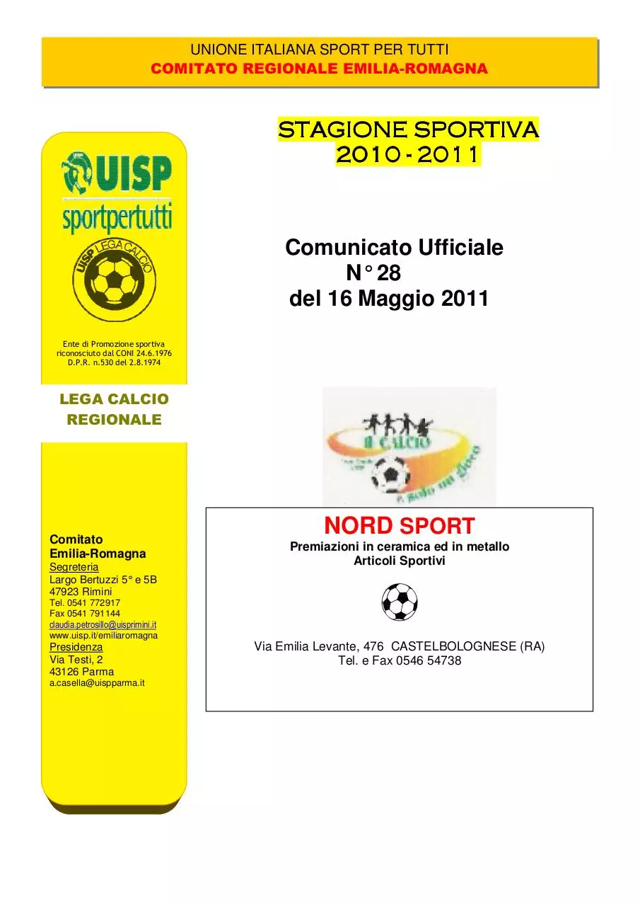 Page 1 of 8, C.U. n.28