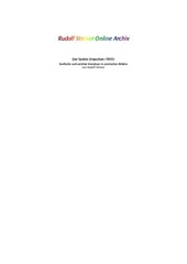 Page 1, Rudolf Steiner Der Seelen Erwachen