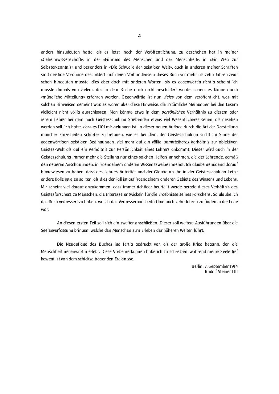 Page 4 of 108, Rudolf Steiner Wie erlangt man Erkenntnisse der höheren Welten