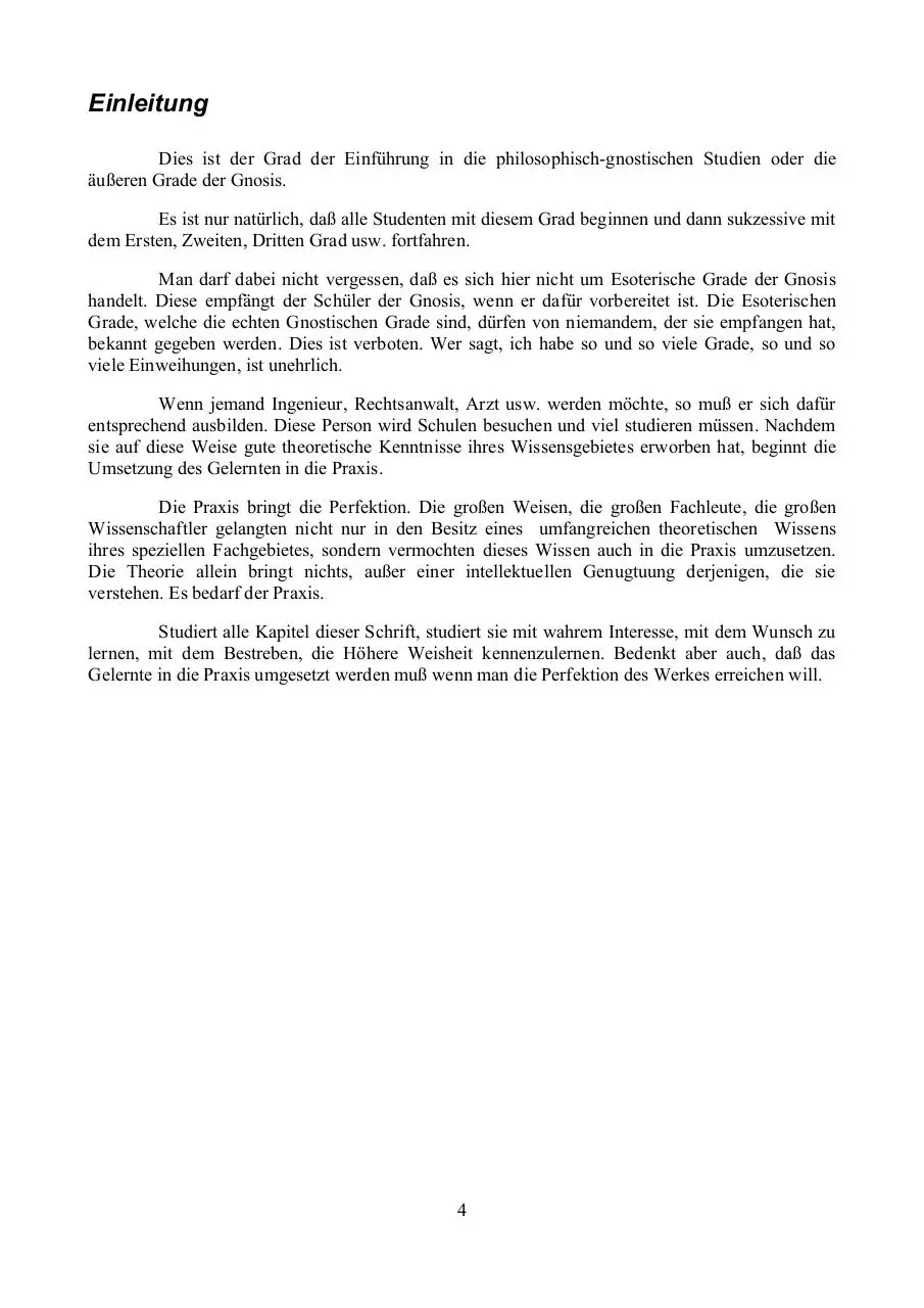 Page 4 of 36, Samael Aun Weor Einfuhrung In Die Gnosis
